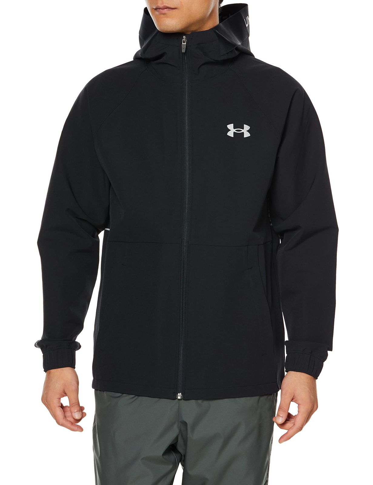 [アンダーアーマー] UA BRUSHED WOVEN JACKET [Black / /] [M]