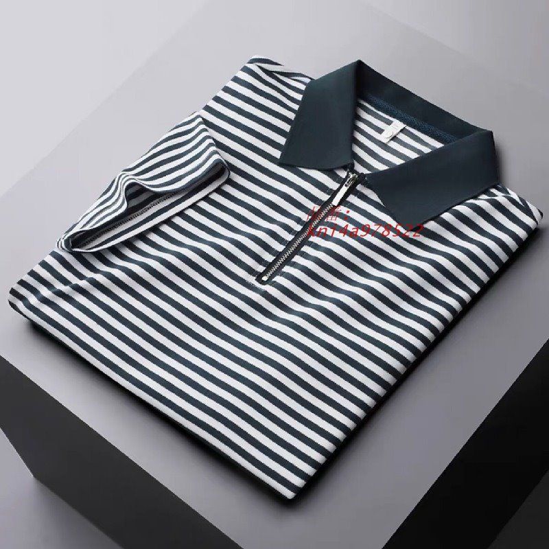 ★ブリーフィング　BRIEFING 　半袖ポロシャツ　グレー XL ストレッチ スキッパー半袖シャツ(半袖シャツ・ポロシャツ