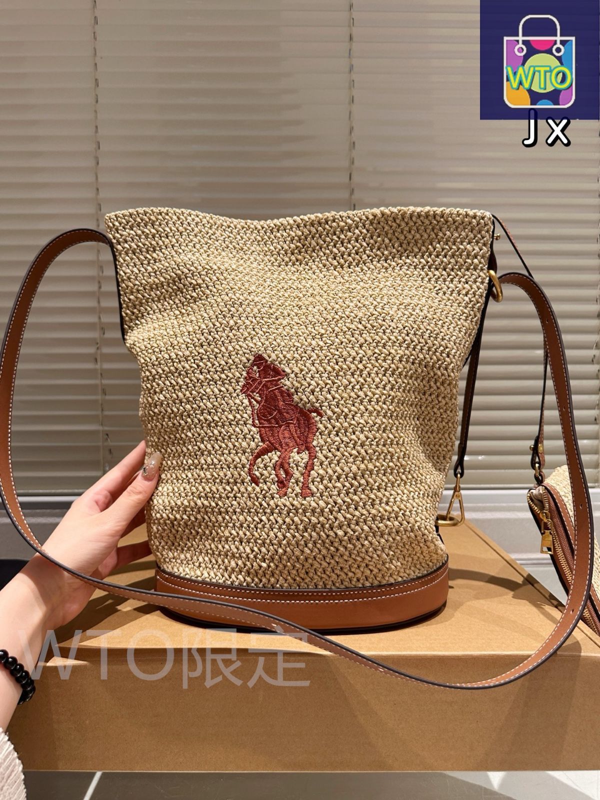 今日WTO】Ralph Lauren ラルフローレン 新作 ラフィアバッグ 大