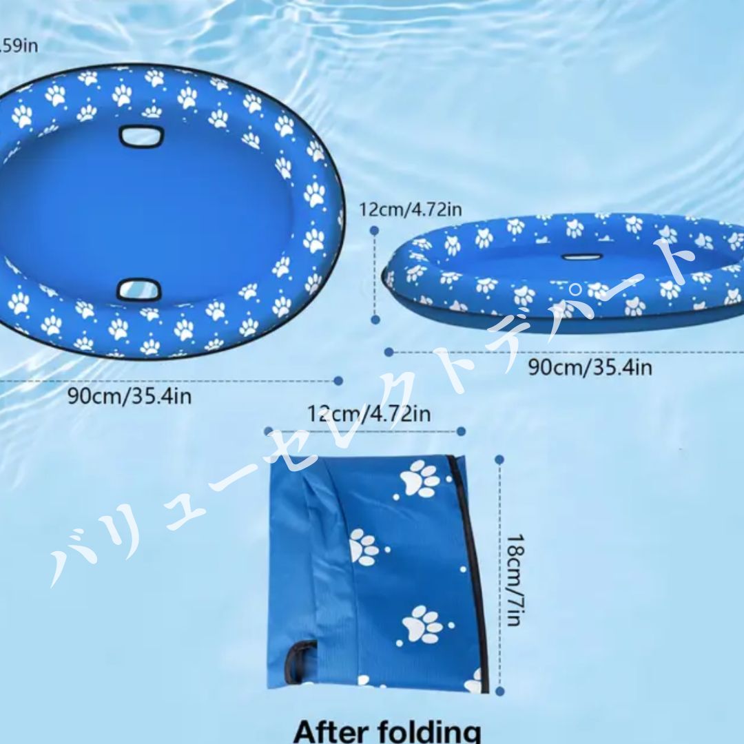 犬用フロート ペット ラウンジ ボート オックスフォード 生地 構造 耐久 性 冷却 マット 夏季 屋外 水遊び 対応 プール ビーチ 遊具 兼用 ポータブル 設計 浮遊 デバイス 家庭用 クールダウン 用 犬 猫 サイズ 水上