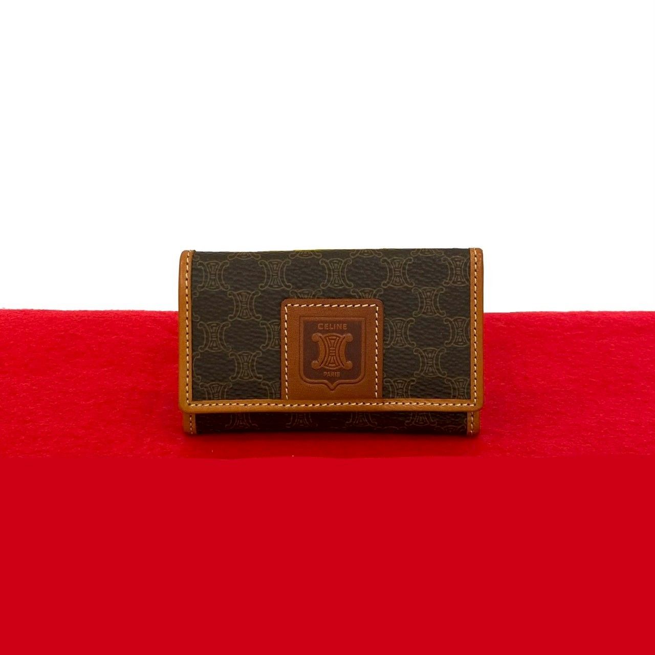 未使用保管品 CELINE セリーヌ マカダム ブラゾン トリオンフ 総