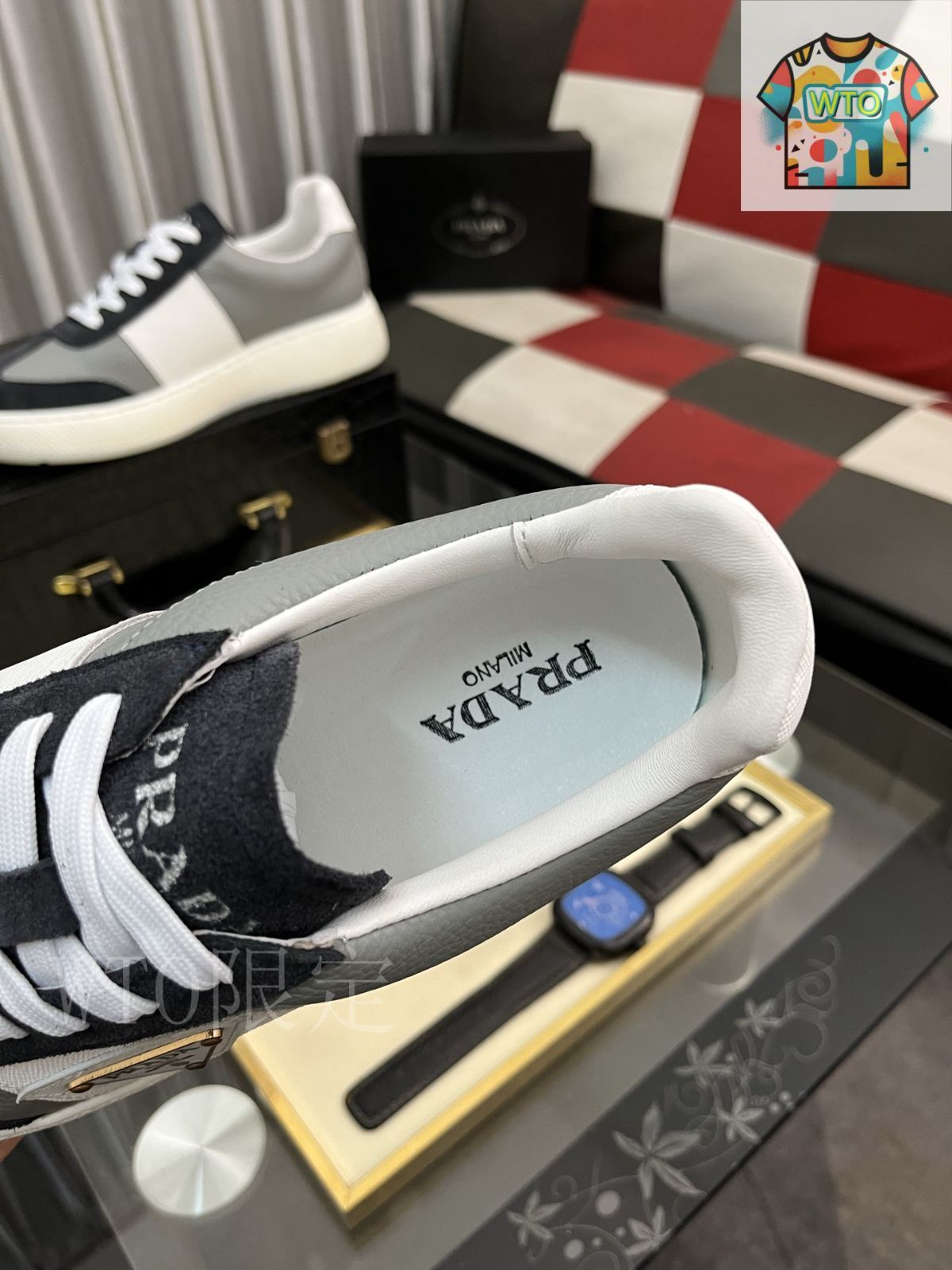 PRADA（プラダ） Pradaプラダ クラシック カジュアル シューズ03-ZX45 - メルカリ