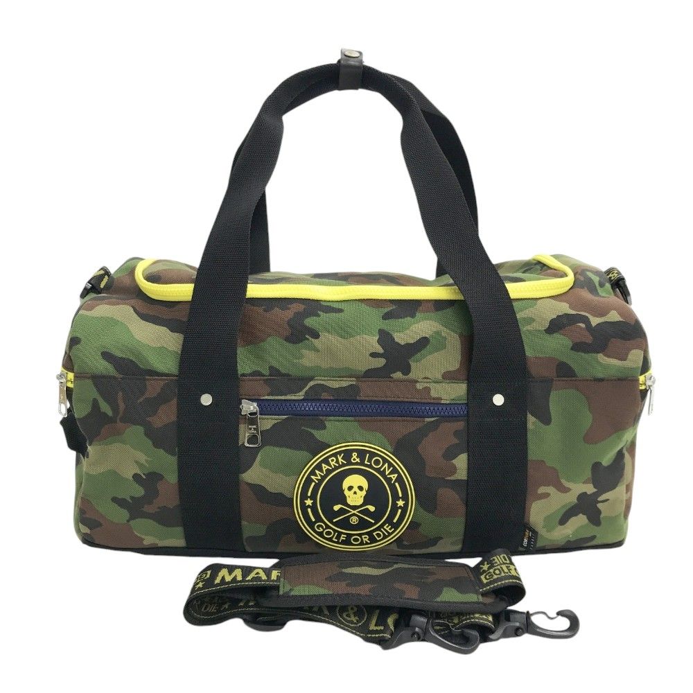 MARK & LONA カモフラ柄 ボストンバッグ/ ゴルフ マークアンドロナ MARK & LONA カモフラ柄 ボストンバッグ/ ゴルフ マークアンドロ