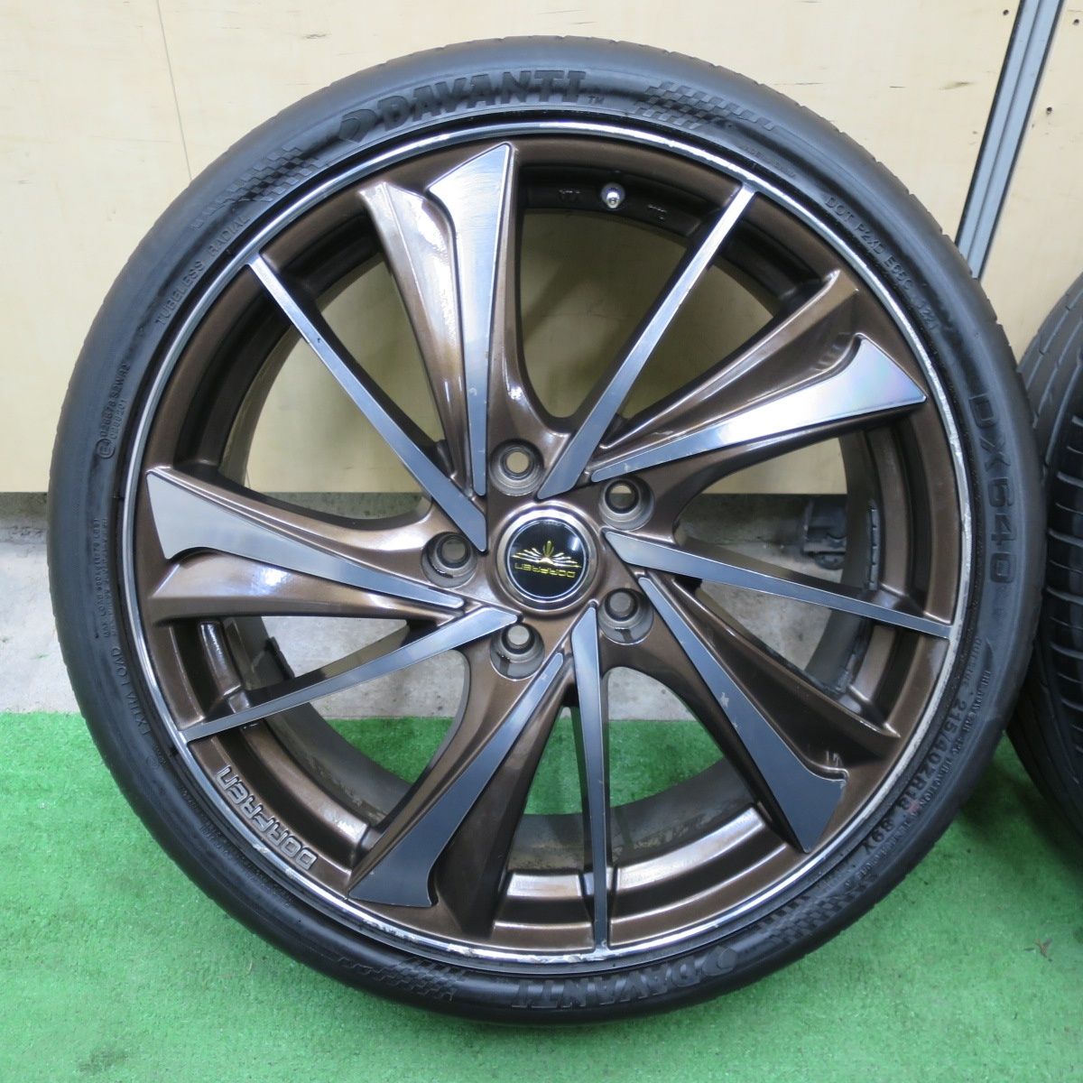バリ溝！21年！8.5分☆215/40R18 ダヴァンティ DX640 DORFREN LFM606 