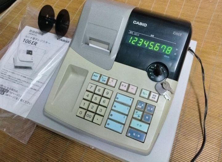 【良品】CASIO レジスター 106ER 2025年最新】カシオ 106ERの人気アイテム - メルカリ