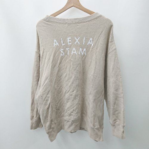 ALEXIA STAM - アリシアスタン　トレーナー ALEXIA STAM（トレーナー/スウェット）のフリマアイテム一覧
