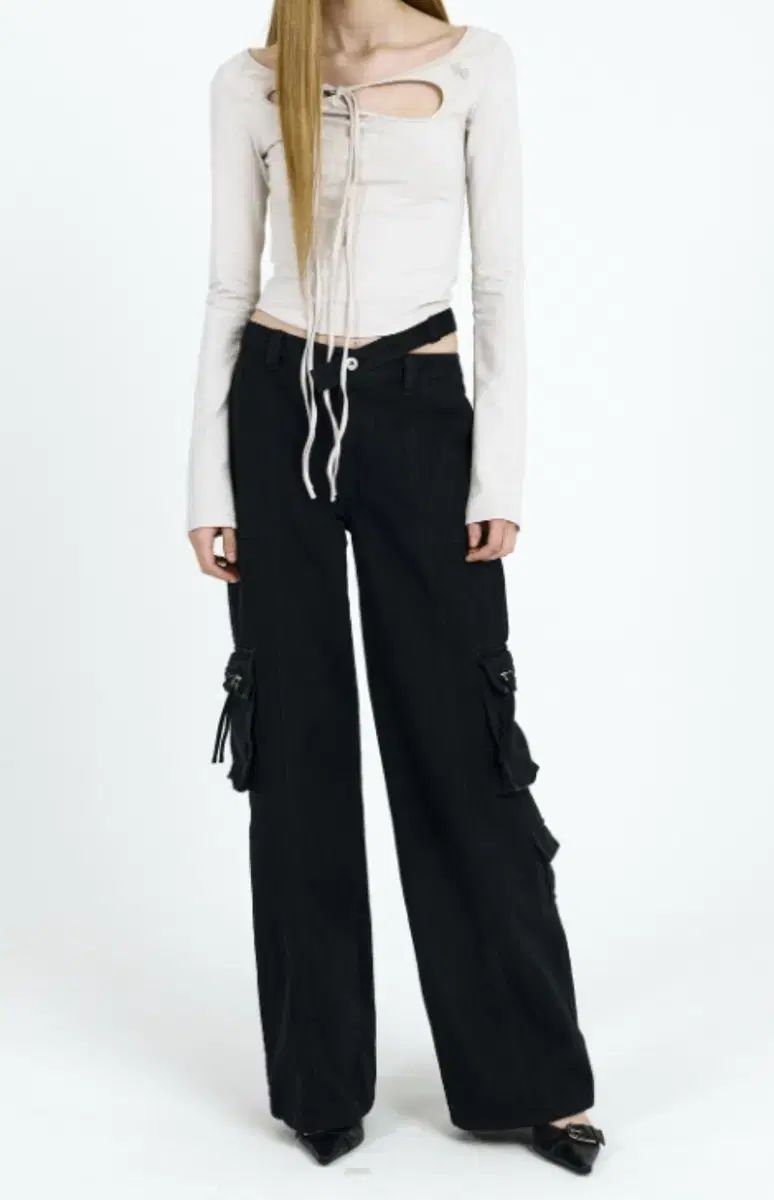 PAIN OR PLEASURE NIX カーゴ パンツ ブラック