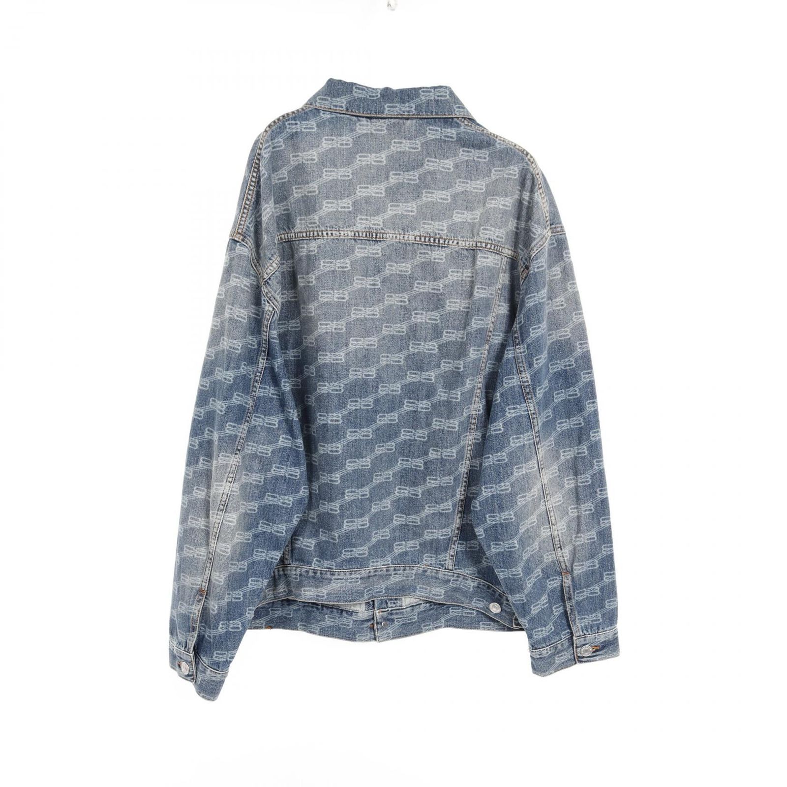 バレンシアガ BALENCIAGA デニムジャケット BBモノグラム 675208