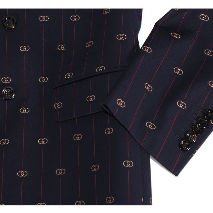 GUCCI インターロッキングGG ウェブストライプ シルク ネックボウ GUCCI インターロッキングGG ウェブストライプ シルク