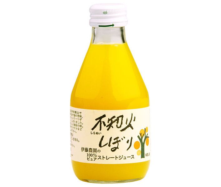 伊藤農園 ピュアジュース 不知火 180ml瓶×30本入× 2ケース ｜ 果実飲料 果汁 みかん 瓶