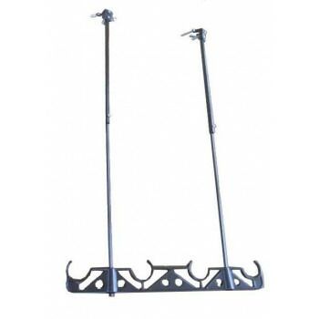 DRY WAVE 吊下げ型固定式物干金物 HA50 ブラック