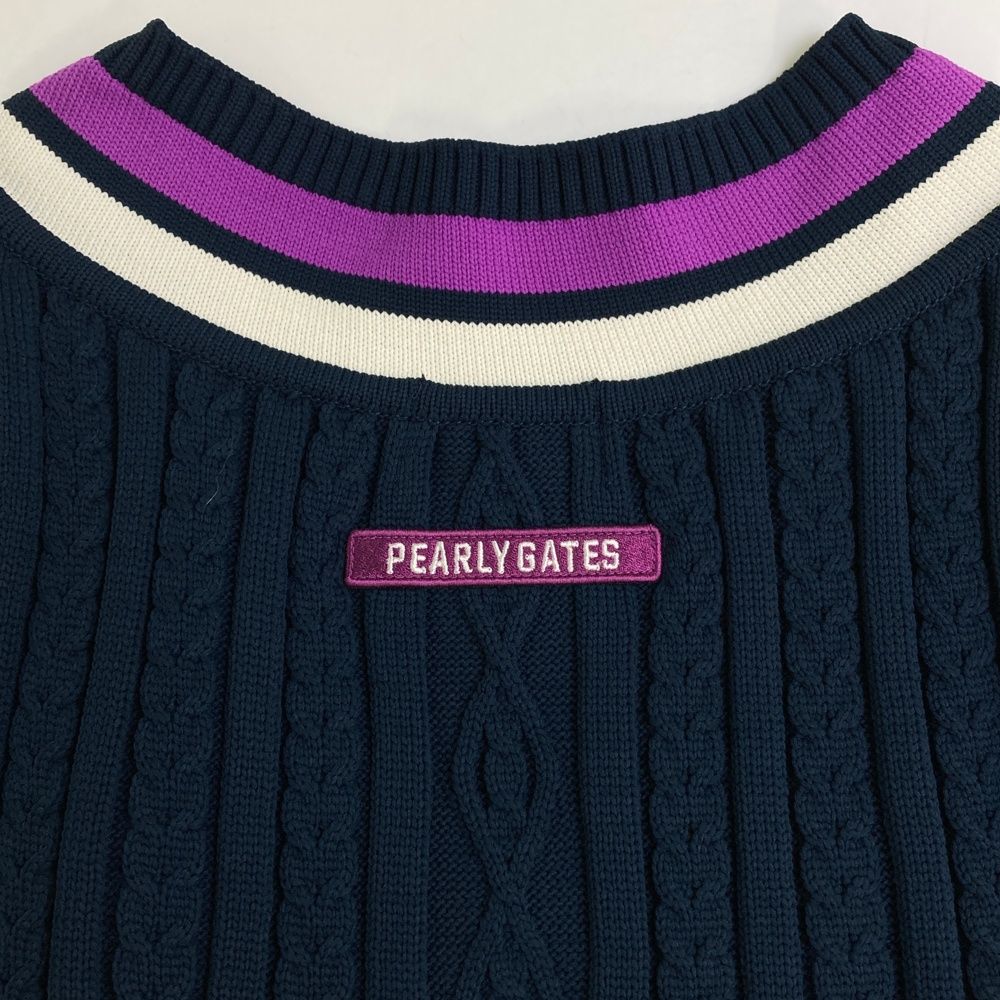 PEARLY GATES ケーブル編みセーター サイズ0サイズ