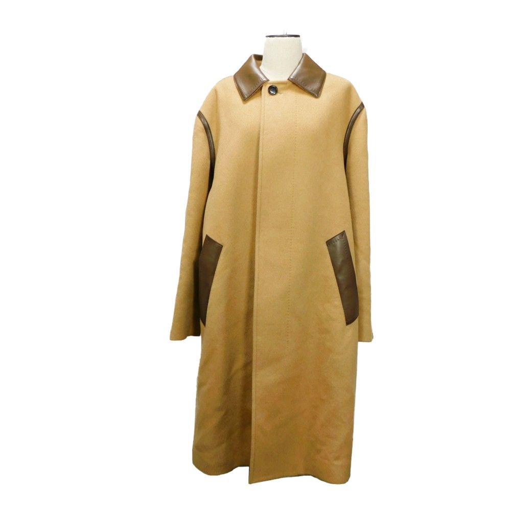 Berluti ベルルッティ キャメル コート パティーヌレザー R48 ベージュ 