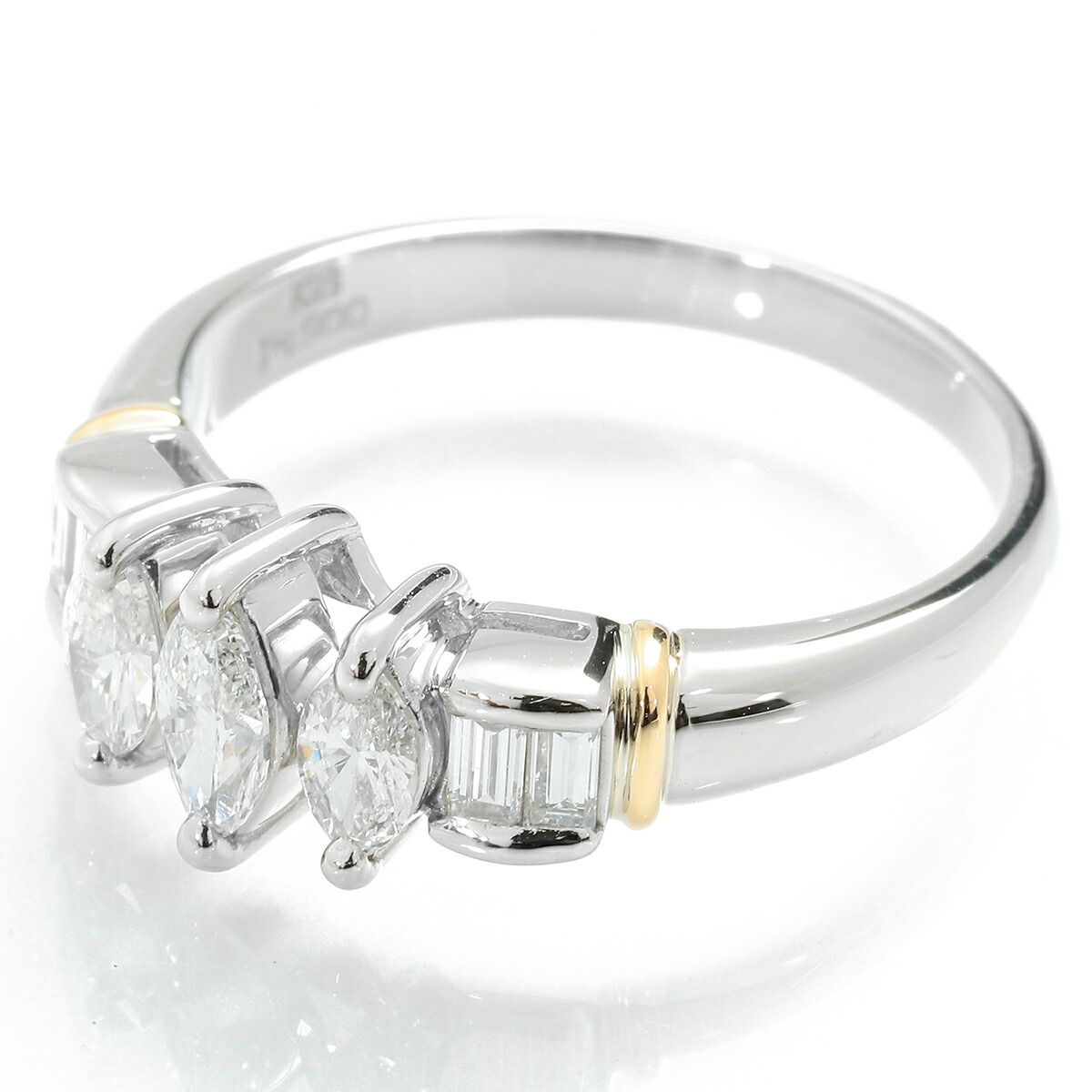 リング SIクラス 指輪 ダイヤモンド 0.60ct Pt900 12号 中古  