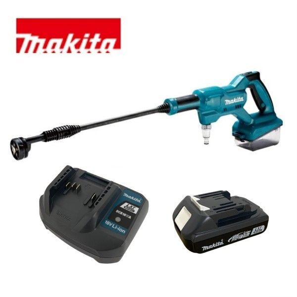 当店だけ 1年保証! マキタ 充電式洗浄機 MHW180DZ 18V コードレス 最新モデル ベーシックシリーズ 軽量バッテリー BLB182 静音充電器 DCB18WA フルセット 洗車 玄関周りサッシ ガーデニング 高圧洗浄 makita