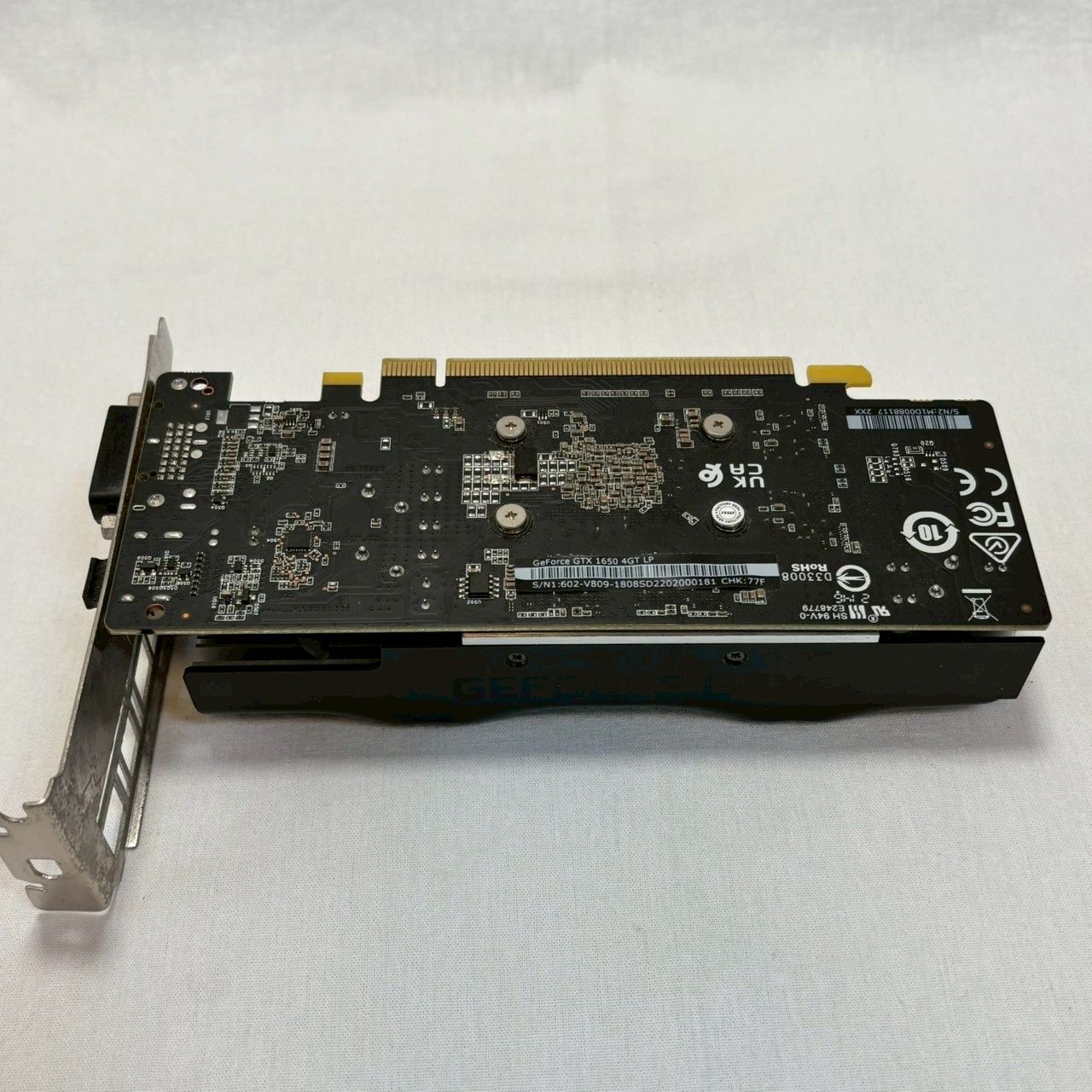 MSI|GeForce|GTX|1650|LP|4GB|GDDR5|ロープロファイルモデル|箱|説明書付|No.612