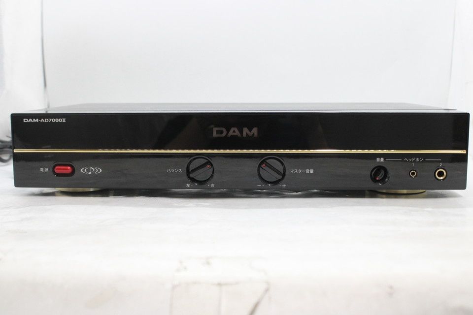 ジャンク 第一興商 パワーアンプ DAM-AD7000Ⅱ カラオケ DAM ITE5P3G8EDOC-D-P03-byebye