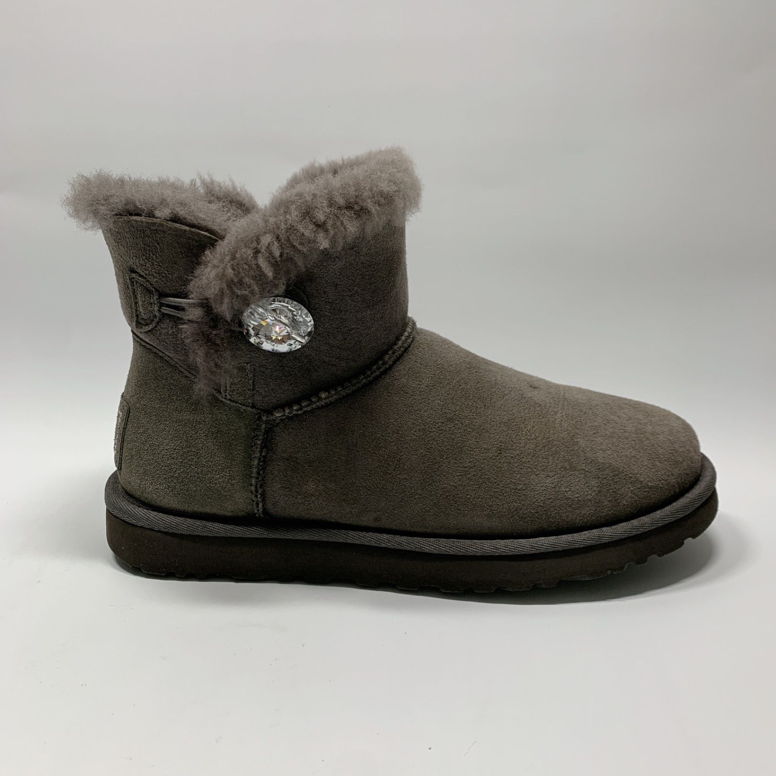 お値下げ可　UGG 黒 ムートンブーツ　24 ✨UGG ムートンブーツ 黒 24センチ アグ ブーツ 24センチ UGG 黒 厚底