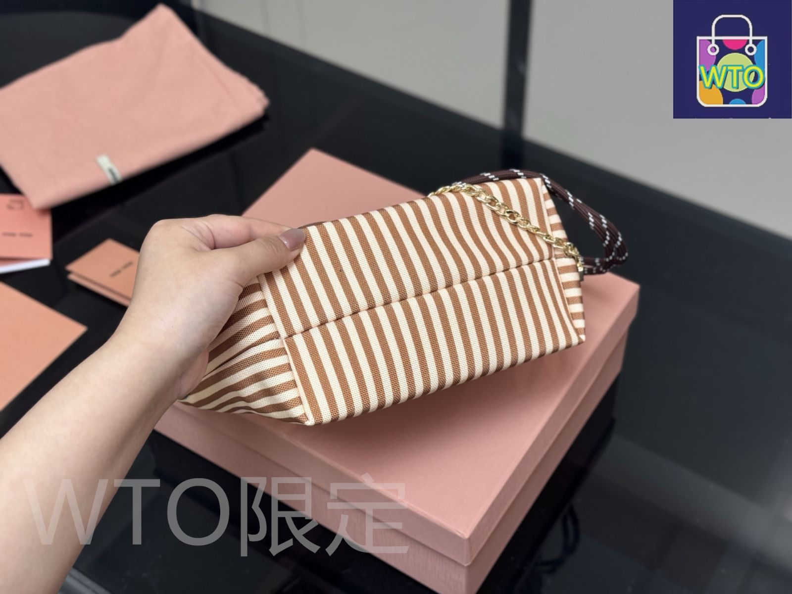 MIU MIU - 専用出品。 今日WTO】Miu Miu ミュウミュウ キャンバス ランチボックス