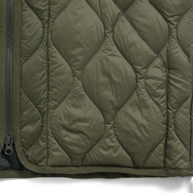 TAION タイオン ミリタリーVネックWジップダウンベスト ソフトシェル ユニセックス TAION- -1