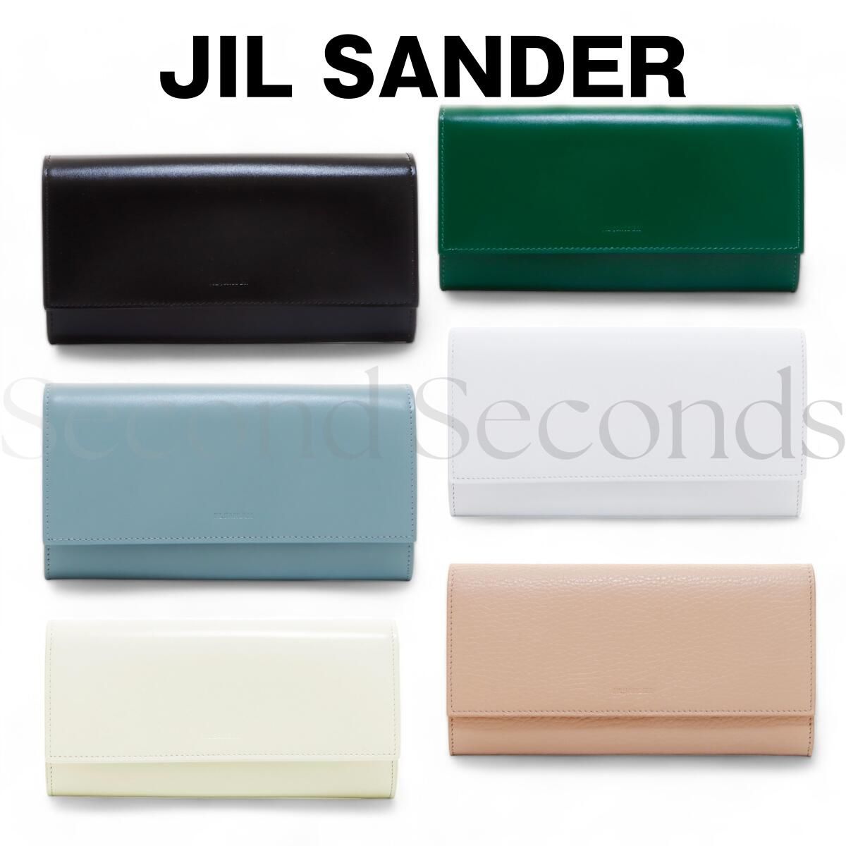 新品】 ジルサンダー フラップ 長財布 シンプル ユニセックス 