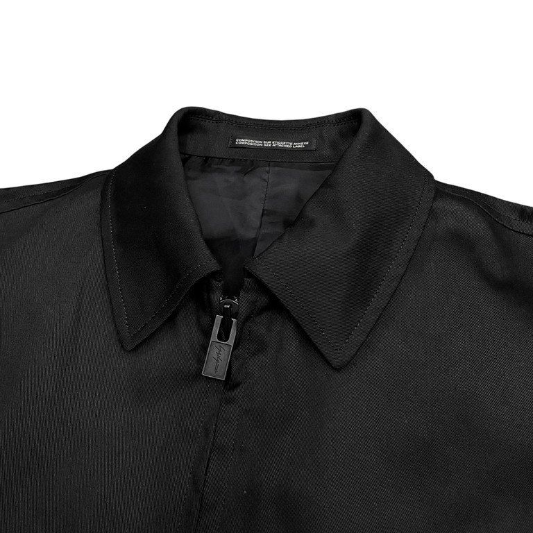 Y's for men 24AW FLAP POCKET BLOUSON WITH PIECE NAME ジップ