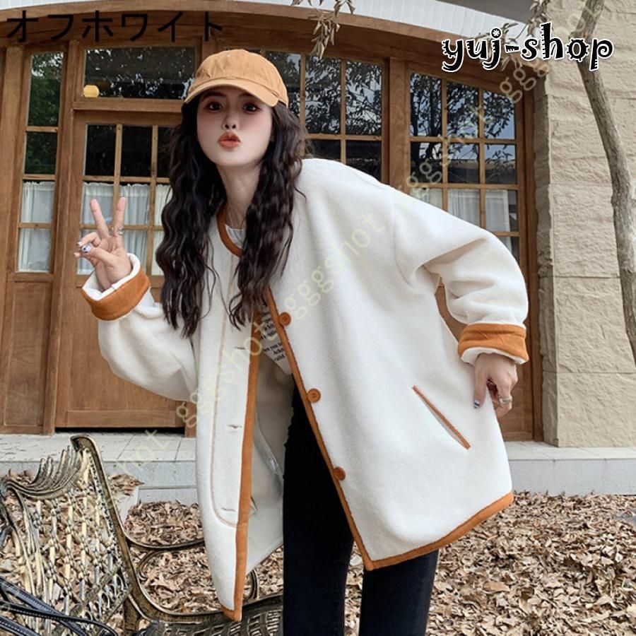 KANGOL⁄カンゴール別注 オーバーサイズ シープボアフリースジャケット カンゴール リバーシブル ボアフリースジャケット KANGOL  オーバーサイズシープボアフリースジャケット