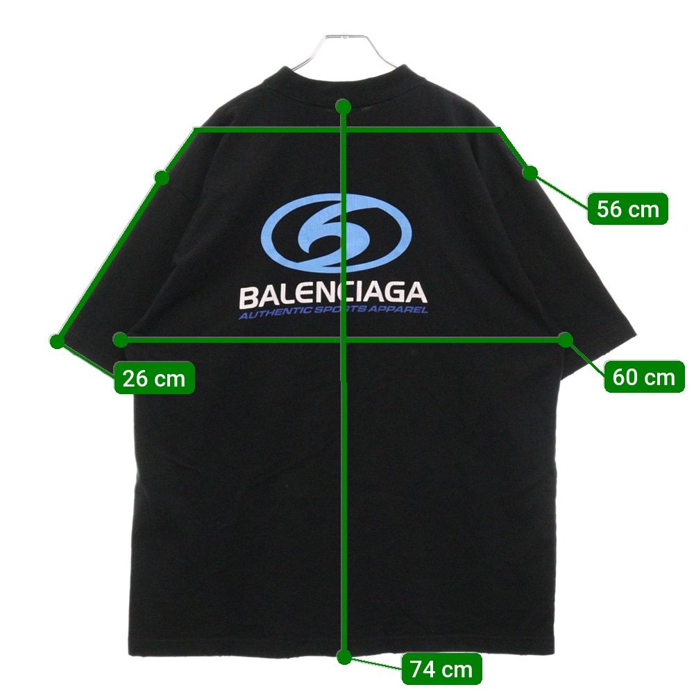 バレンシアガ☆サーファーTシャツミディアムフィット BALENCIAGA バレンシアガ 24SS SURFER MEDIUM FIT TEE 764235