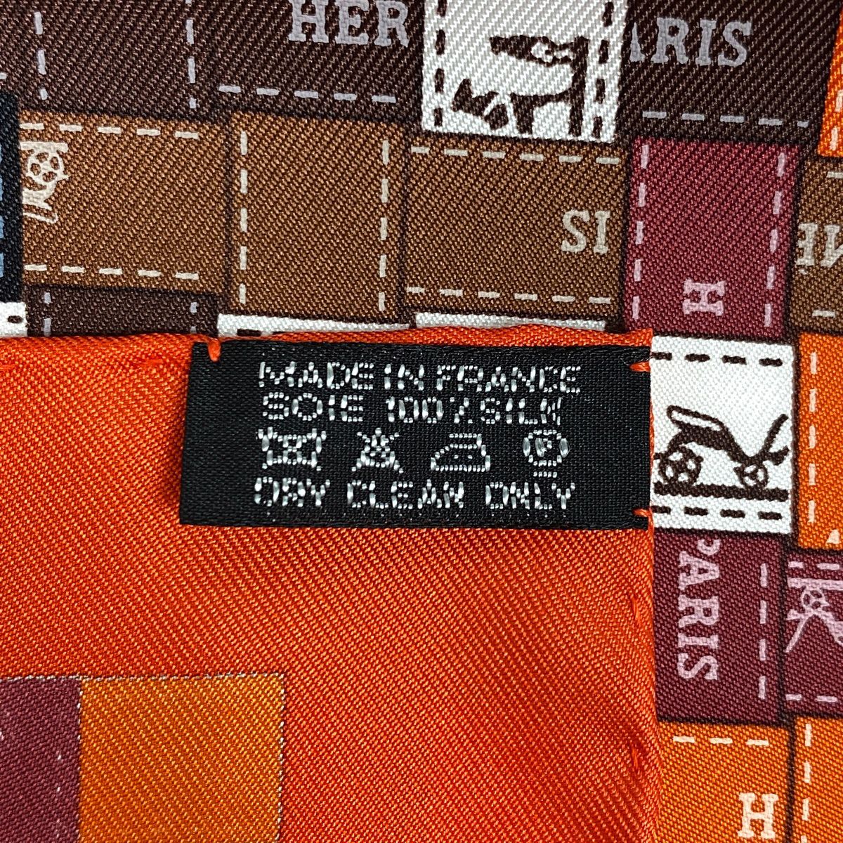 エルメス HERMES カレ90 BOLDUC AU CARRE ボルデュックチェック リボン