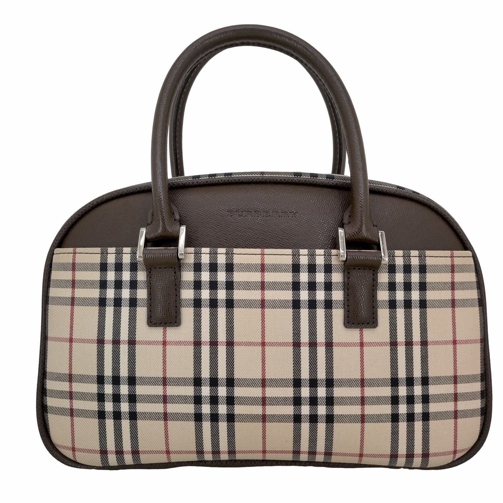 バーバリー ボストンバッグ ハンドバッグ ロゴ刻印 ノバチェック ブラック 楽天市場】【バッグ】BURBERRY バーバリー ノバチェック