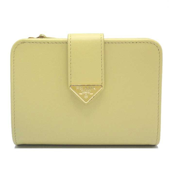 プラダ 二つ折り財布 小銭入れあり PRADA PORTAF.PICCOLO LAMPO 1ML018 2DYG F0TYG CITY CALF TAB アウトレット レディース