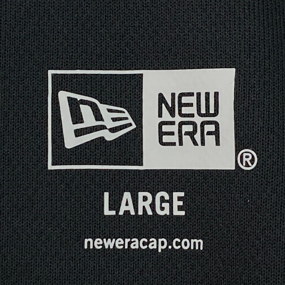 サイズ：LARGE NEW ERA ニューエラ  半袖ポロシャツ  ブラック系 [240101426724] ゴルフウェア メンズ ストスト サイズ：LARGE NEW ERA ニューエラ 半袖ポロシャツ ブラック系