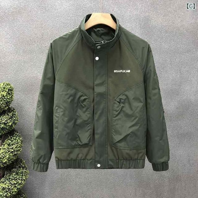 3XL 秋冬 コーデ メンズ 服 シンプル ファッション オシャレ 大人 かっこいい 大きいサイズ ストリート 紳士服 バーガンディ ジャケット 韓国スタイル トップス スリム KANDAIZUMI_COM