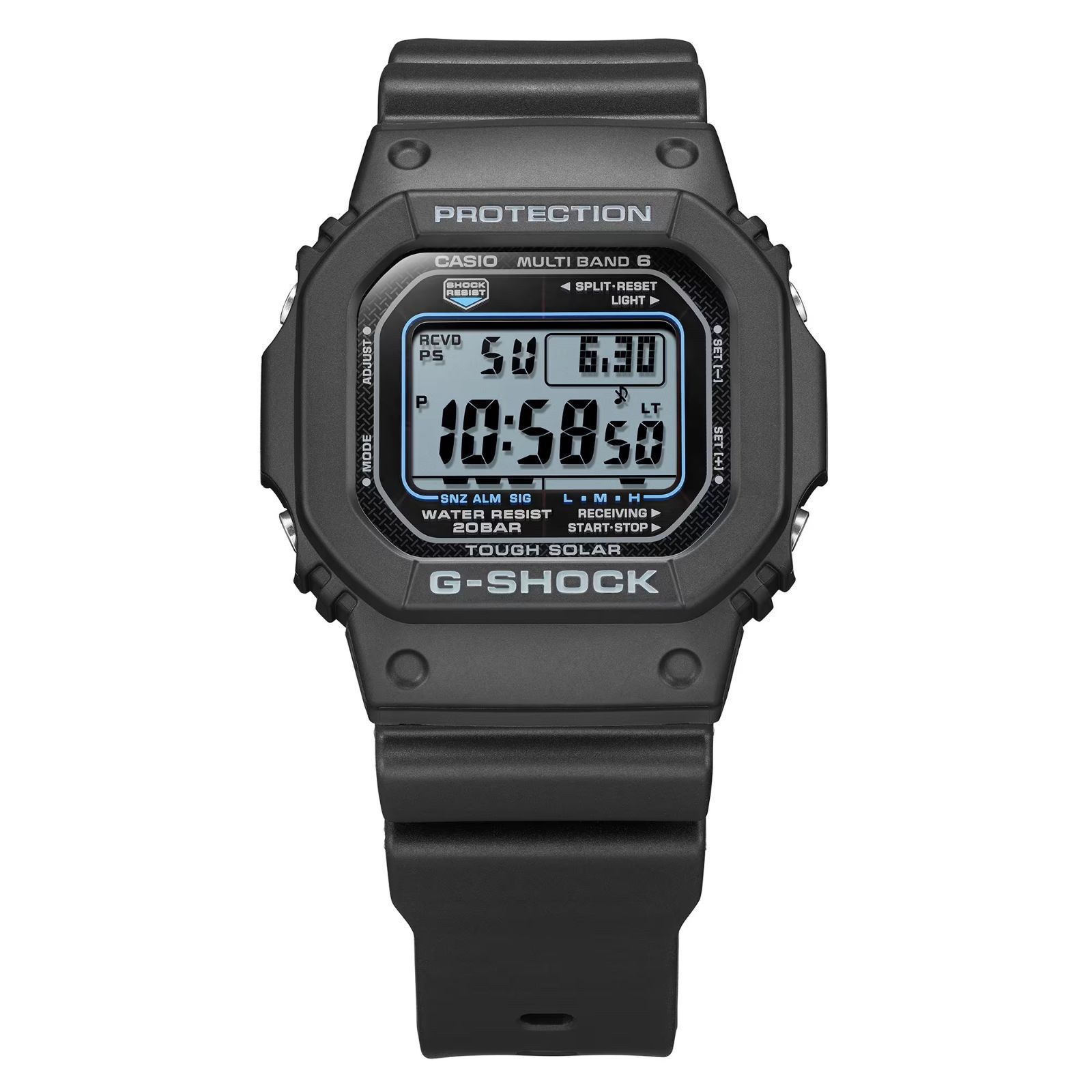 【即納】国内正規品 CASIO カシオ G-SHOCK Gショック タフソーラー 世界6局電波受信 マルチバンド6 GW-M5610U-1CJF ブラック 腕時計 メンズ