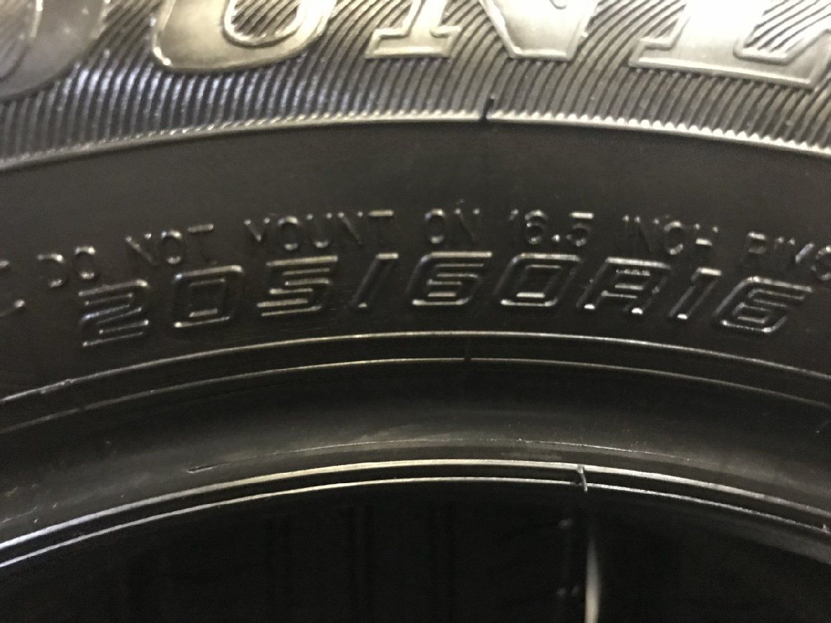 DUNLOP ENASAVE EC300+ 205/60R16 16インチ 夏タイヤ 4本 22年製 バリ溝 90系ヴォクシー 新車装着タイヤ　(TF045)  クレジットカード QR決済可能 DUNLOP ENASAVE EC300+ 205/60R16 16インチ 夏タイヤ 4本 22年製 バリ