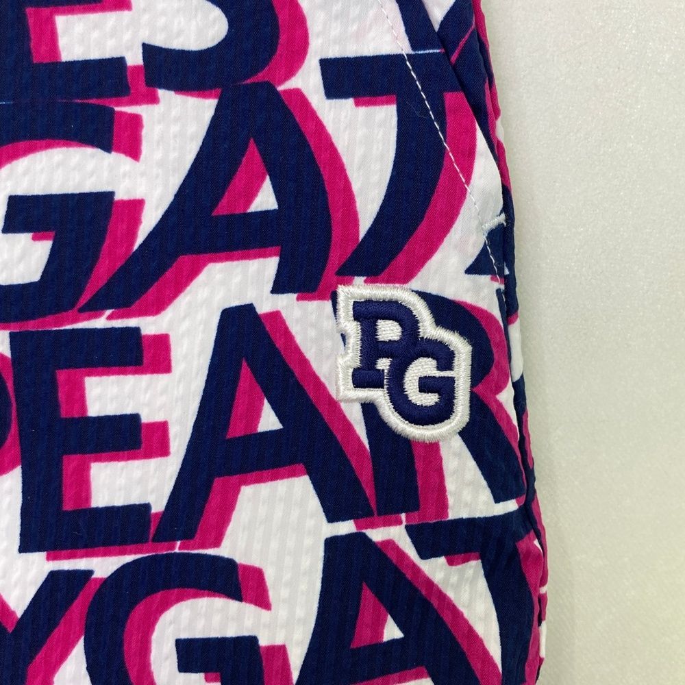 サイズ 0 PEARLY GATES パーリーゲイツ 055-2234706 スカート シアサッカー ロゴ 総柄 ホワイト系 240101535104 ゴルフウェア レディース ストスト WHITEMONARCHHOTEL_COM