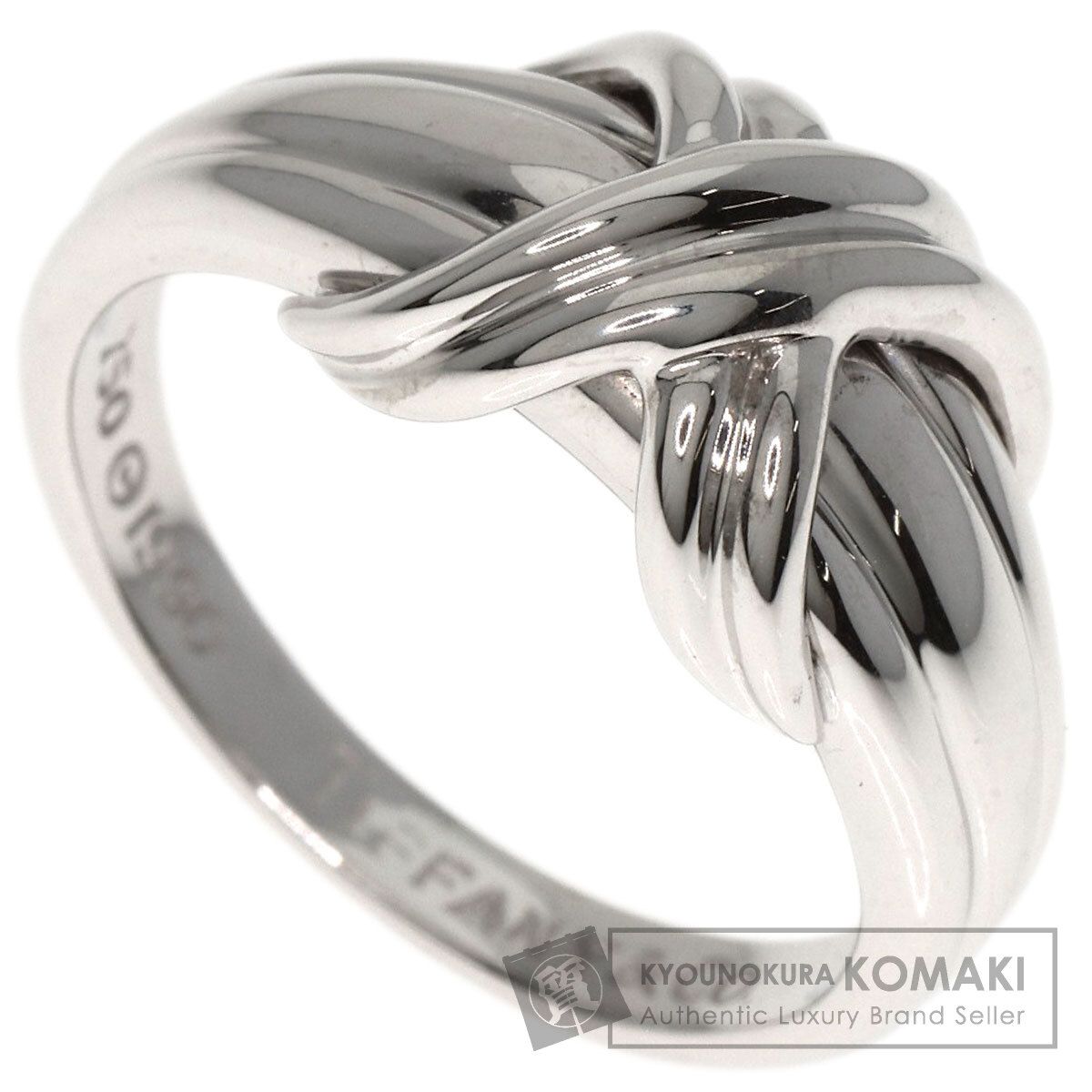 TIFFANY-Co. ティファニー シグネチャー リング 指輪 K18WG レディース