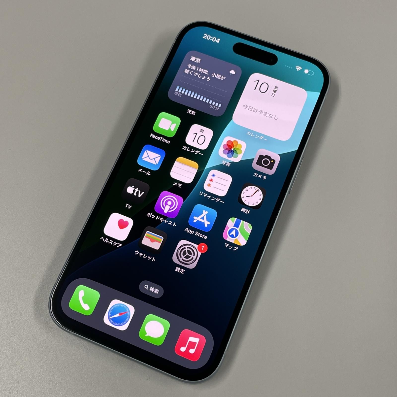 docomo 128GB ブルー iPhone - iPhone15 0 iPhone15[128GB] ブルー安心 