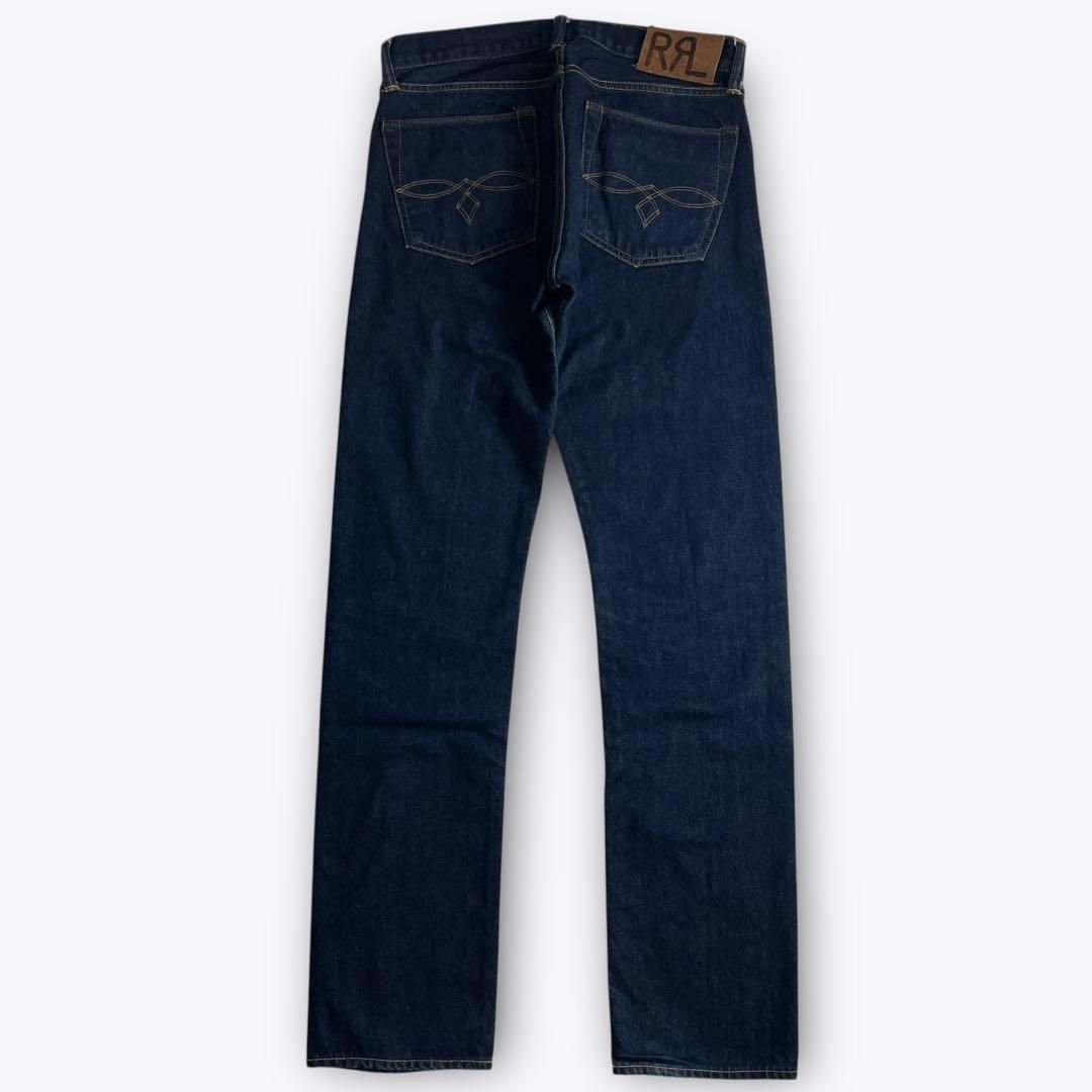 濃紺】RRL LOW STRAIGHT デニムパンツ 濃紺 W30 アメリカ製