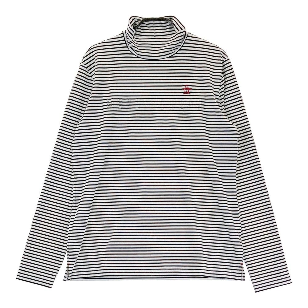 Munsingwear ゴルフポロシャツ オレンジストライプLLメンズ サイズ：LL