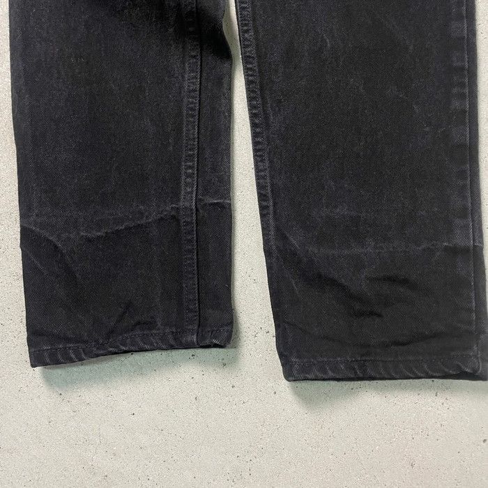 90年代 USA製 Levi's リーバイス 550 オレンジタブ 後染め ブラック