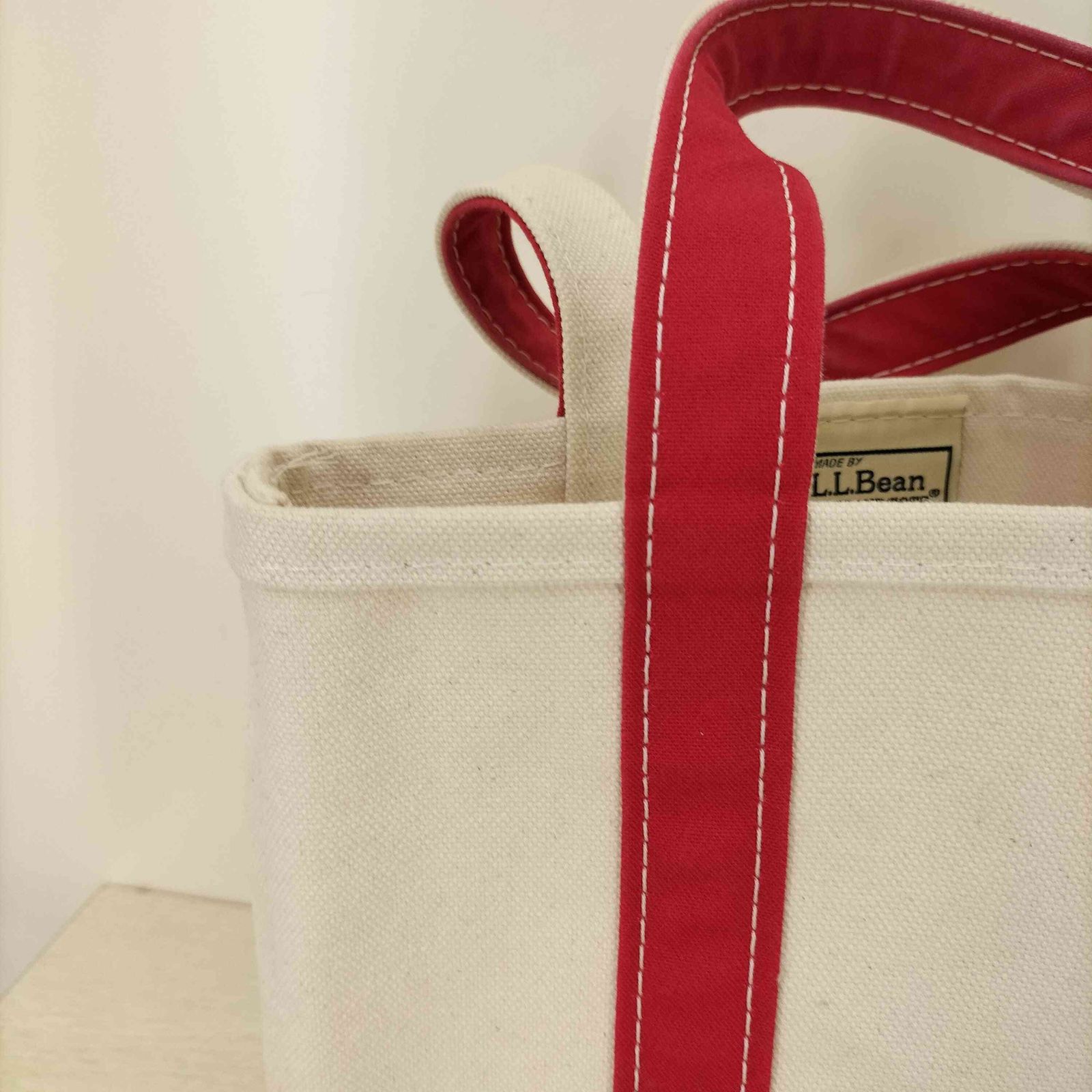 90s〜LLBEANトートバッグUSA製 L.L.Bean 90s USA製 トートバッグ ロングハンドル エルエル