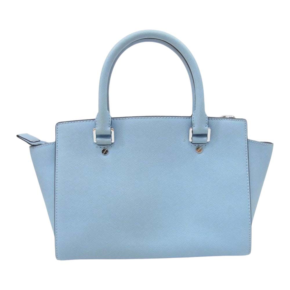 Michael Kors マイケルコース Selma Large Saffiano Sky Blue レザー