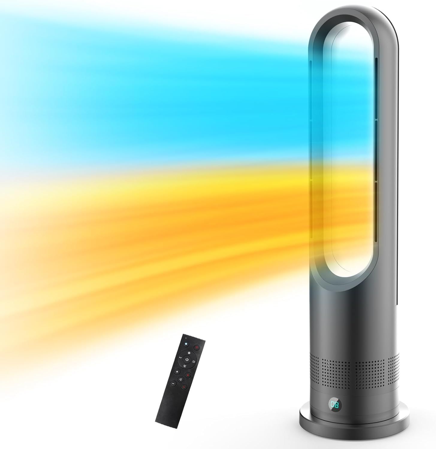 2025新登場u0026冷暖兼用u0026DC電気節約】タワーファン 羽なし扇風機