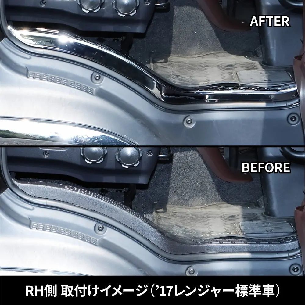 トラック用 スカッフプレートカバー R L 17プロフィア 17レンジャー共用 H29.5〜 512240 FFCRYSTALESIA_COM