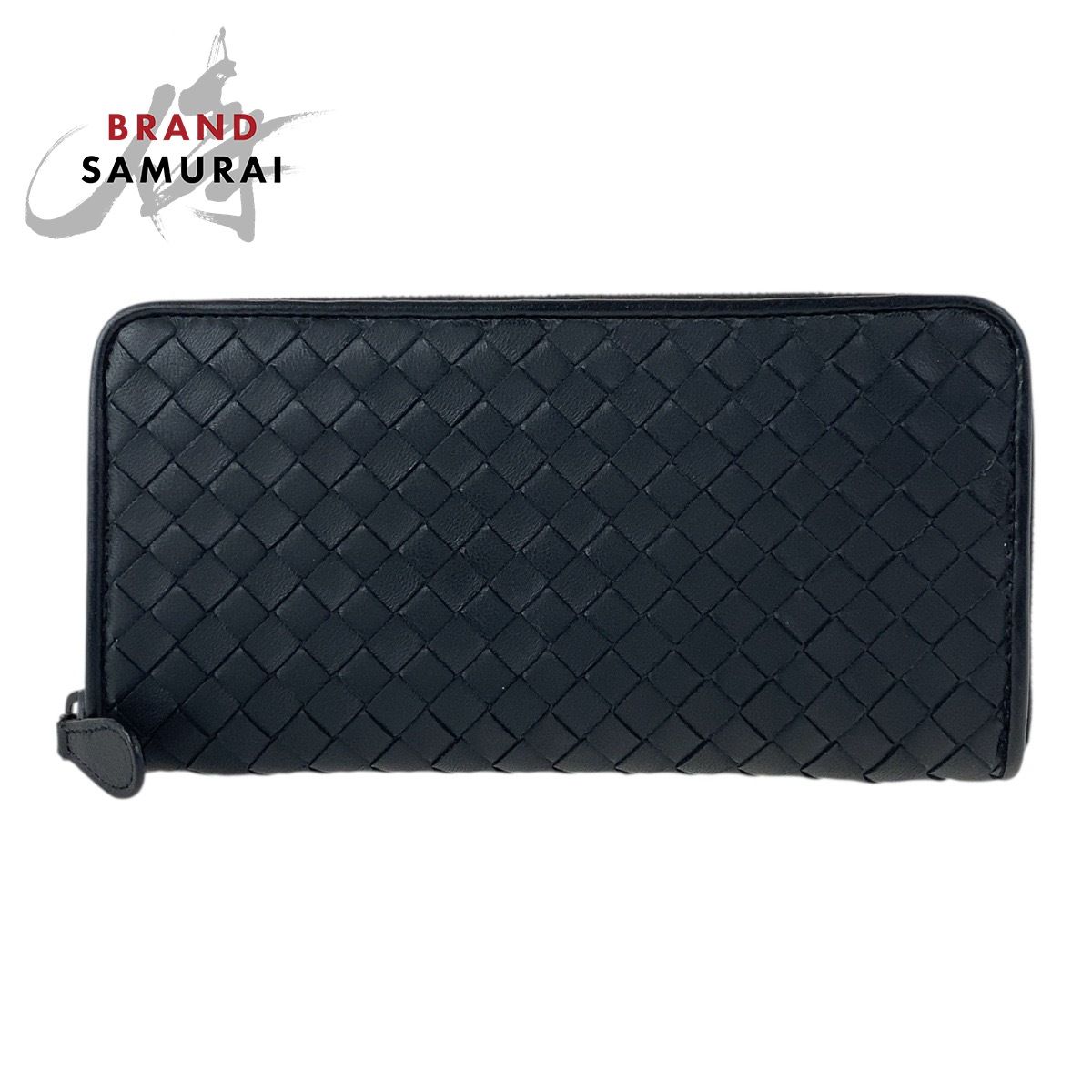 美品 BOTTEGAVENETA ボッテガヴェネタ イントレチャート ブラック 黒  