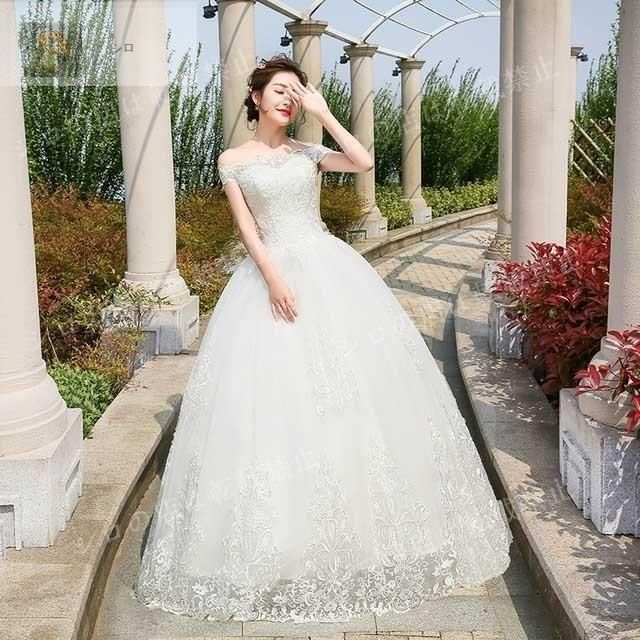 マーメイド ドレス 前撮り ウエディング 白 レース 花嫁 ウェディング