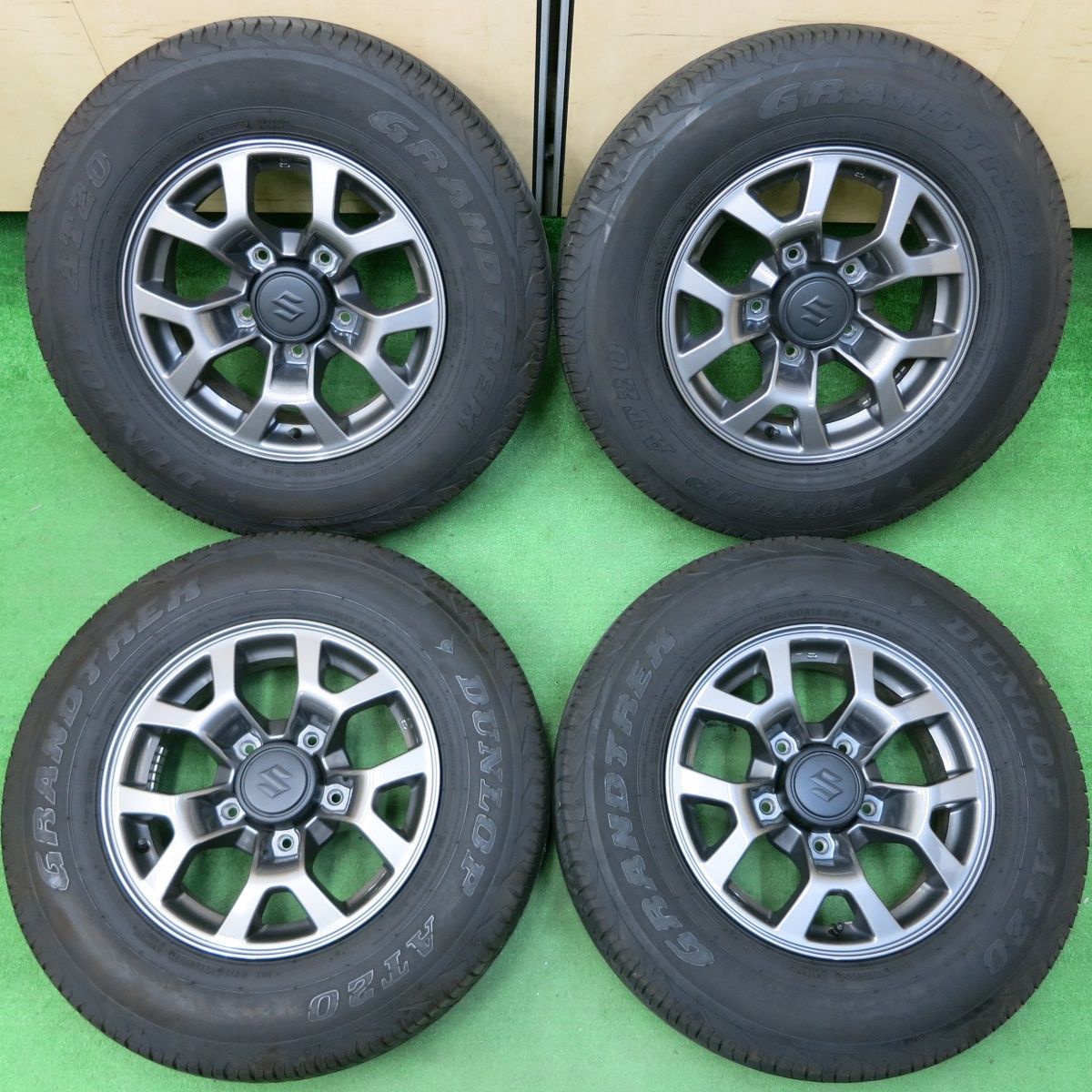 Aivin　新車剥がし　BS 195/80R15 24年製　【自-3 ②】 新車剥がし BS 195/80R15 24年＋23年夏タイヤ【シャ-68 ①】