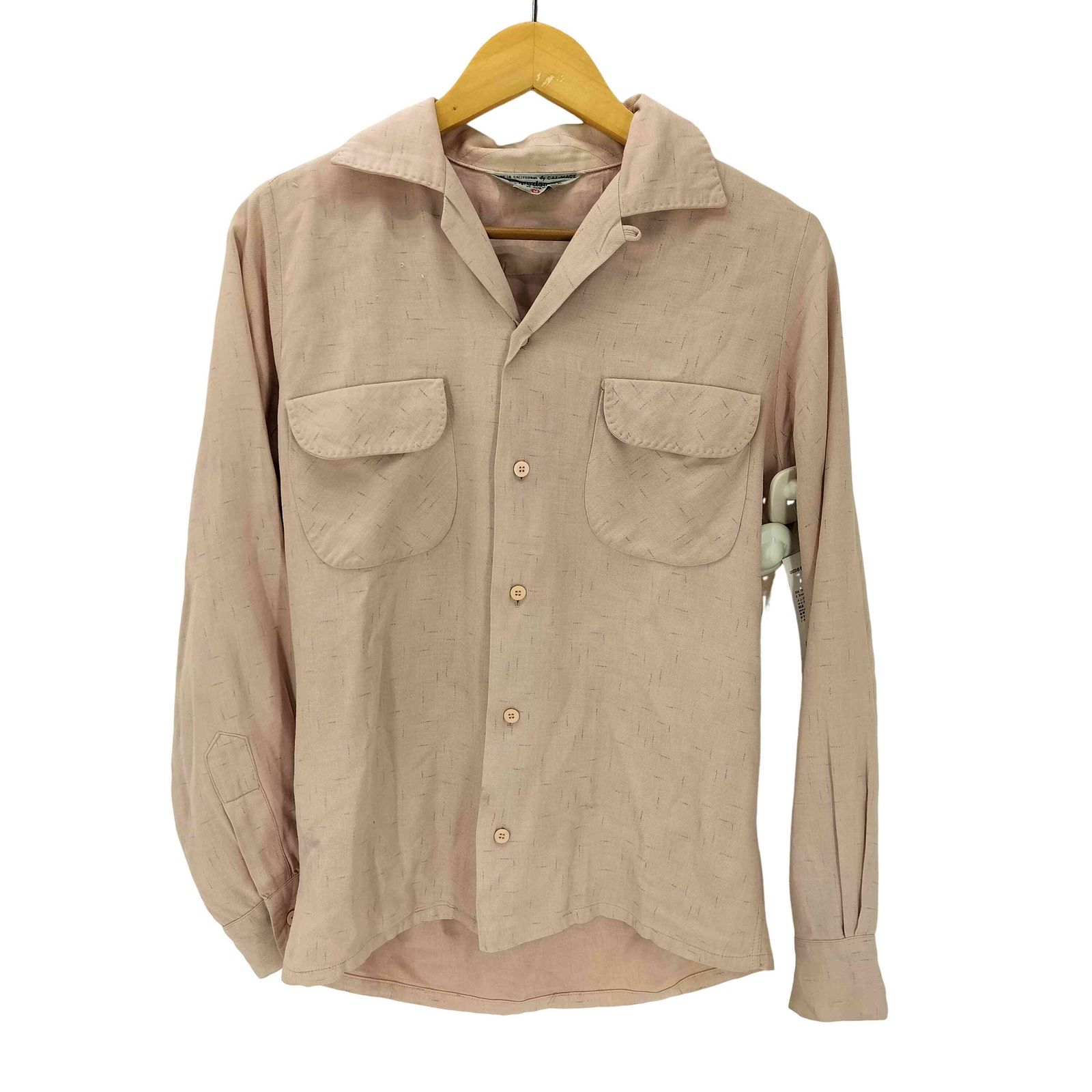 sportsman 50s 60s rayon レーヨン　半袖　シャツ　アメリカ 50's CAL-MADE Sportsman オープンカラーシャツ レーヨン ユーズドフル