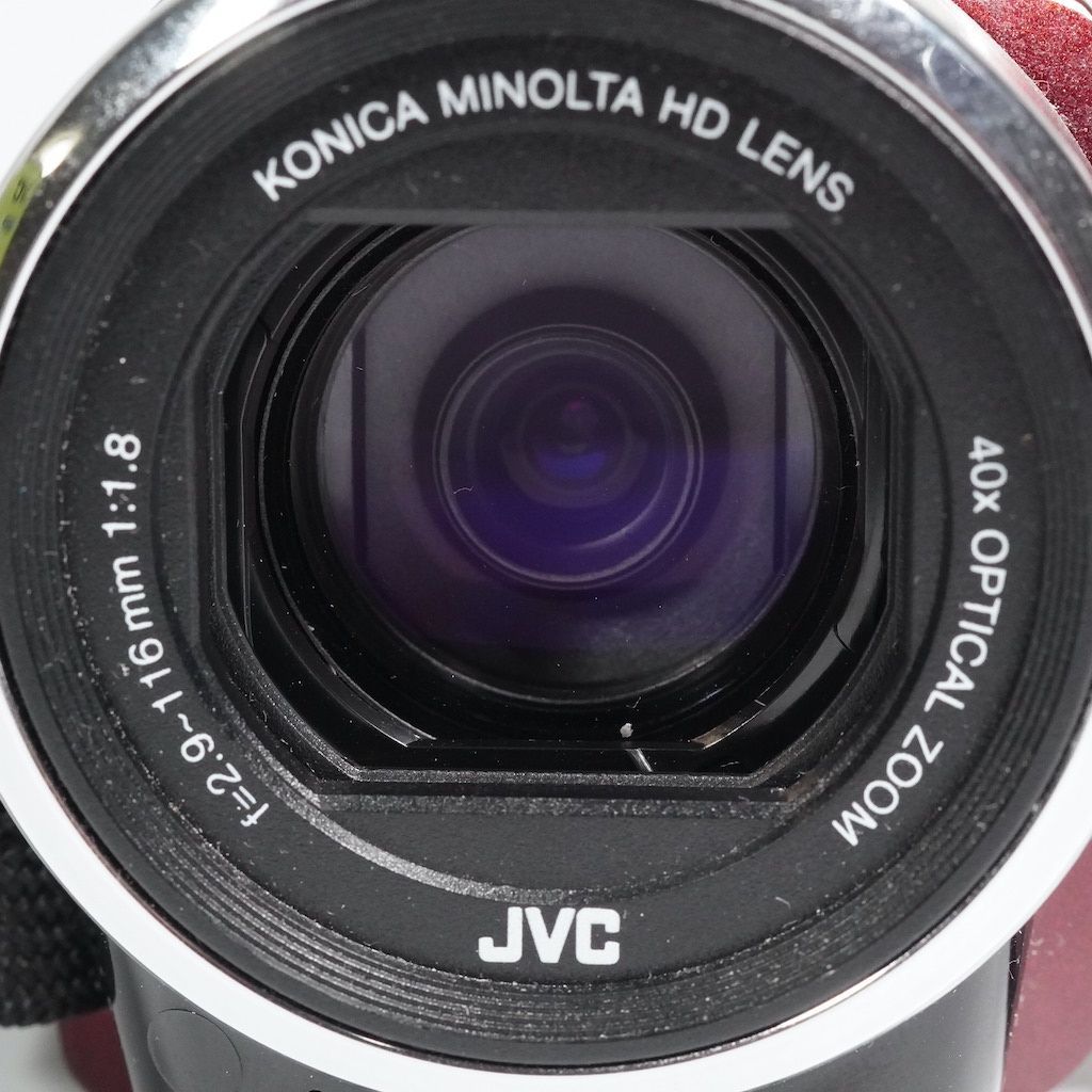 JVC Victor Everio GZ-E117-R レッド 元箱 ビデオカメラ 動作OK
